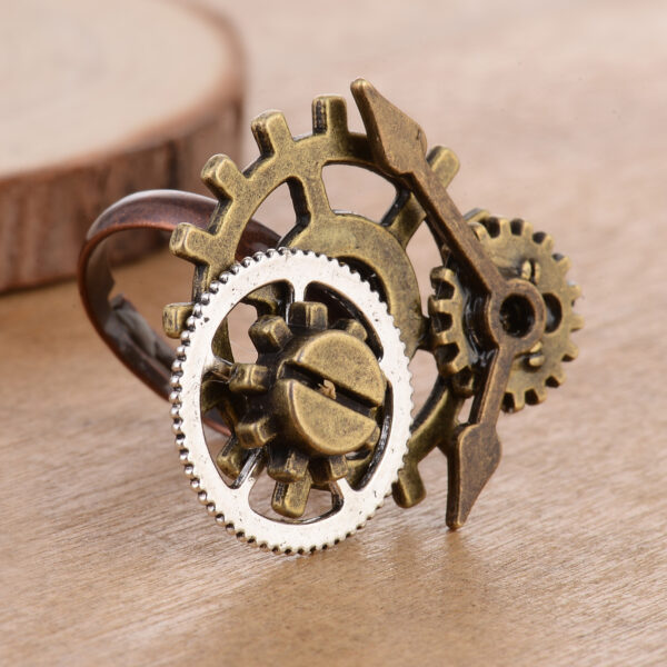 3526806094_1078406402 Wholesale Gothic Steampunk Gear Vintage Ring