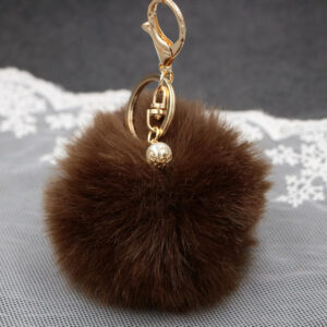 Dark Curry / (Gold single plant) imitation rabbit hair -8cm