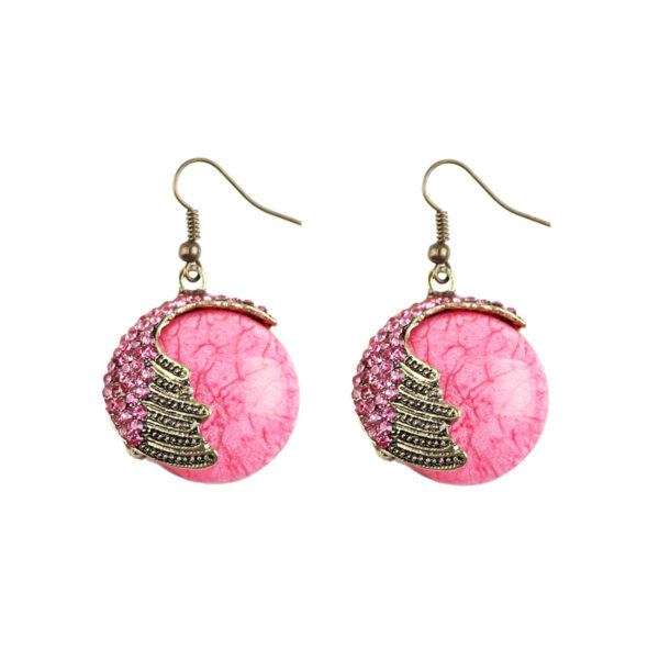 Wholesale Vintage Peacock Alloy Earrings