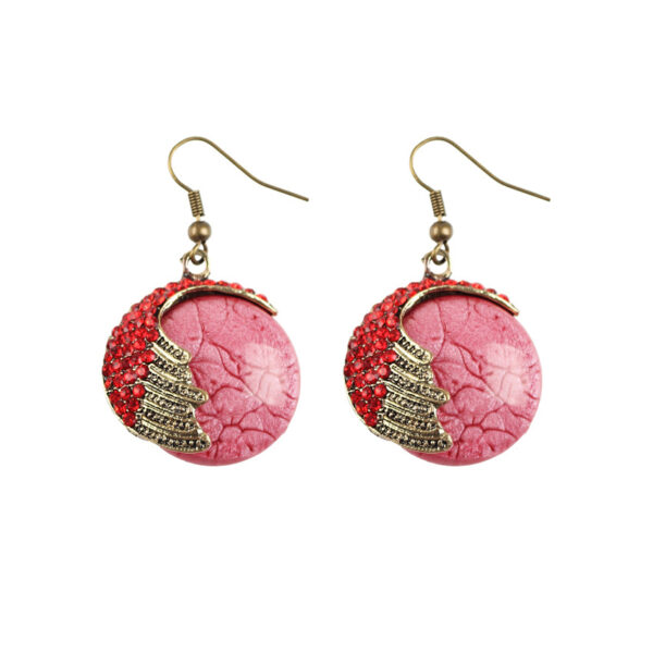 Wholesale Vintage Peacock Alloy Earrings