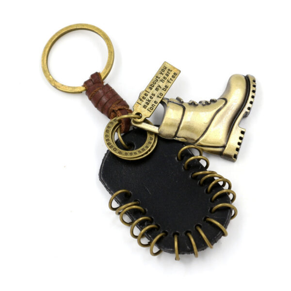 3567718446_1254944432 Wholesale Cowhide National Style Alloy Leather Boots Key Chain