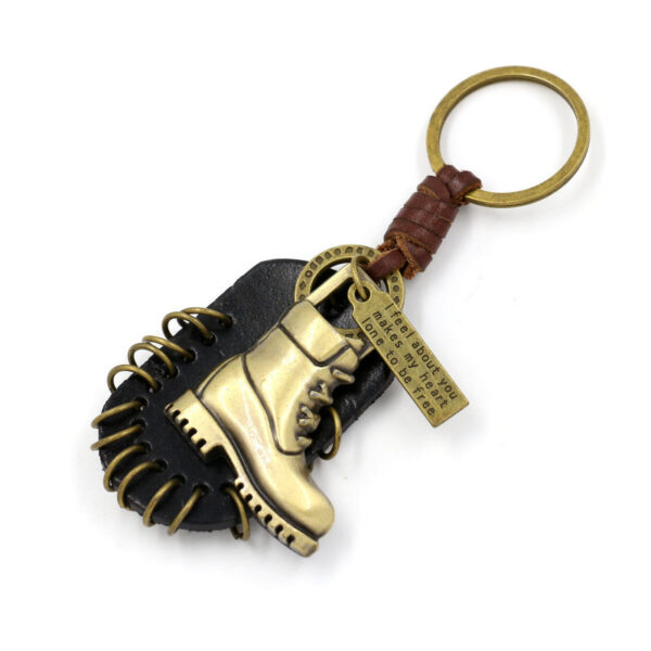 3568104953_1254944432 Wholesale Cowhide National Style Alloy Leather Boots Key Chain