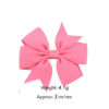Wholesale 10pcs Handmade Baby Dovetail V Ribbed Ribbon Bow Hairpin