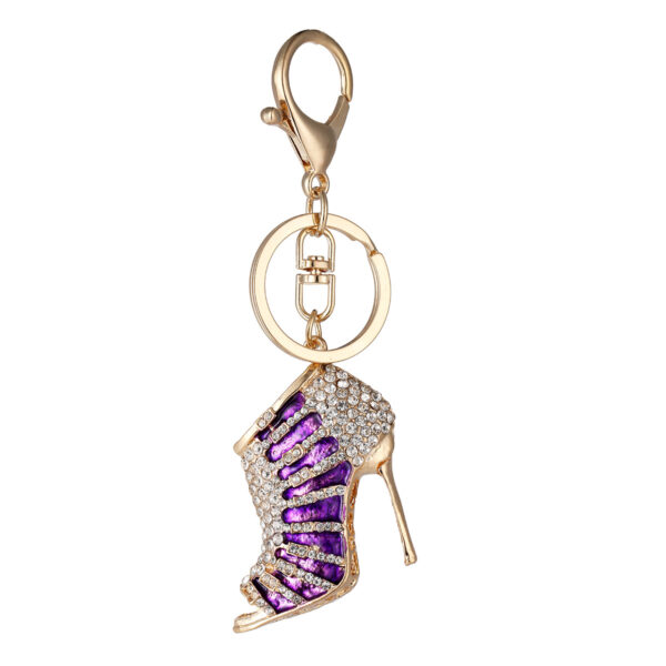 Wholesale High Heels Diamond Keychain