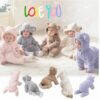 3696085829_784452305-1 Wholesale Animal Jumpsuit Cotton Baby Clothes