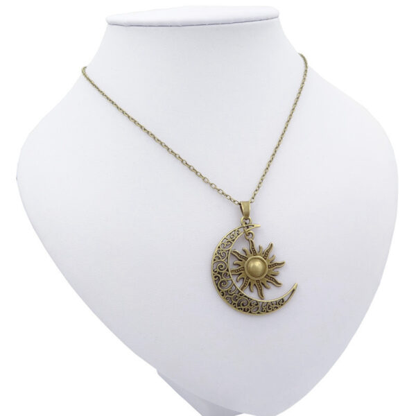 3747008866_1862392485 Wholesale Sun Moon Pendant Alloy Necklaces