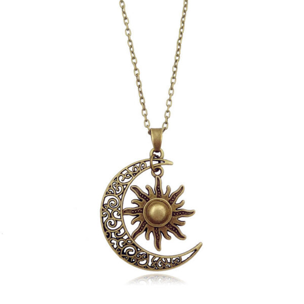 3747202758_1862392485 Wholesale Sun Moon Pendant Alloy Necklaces