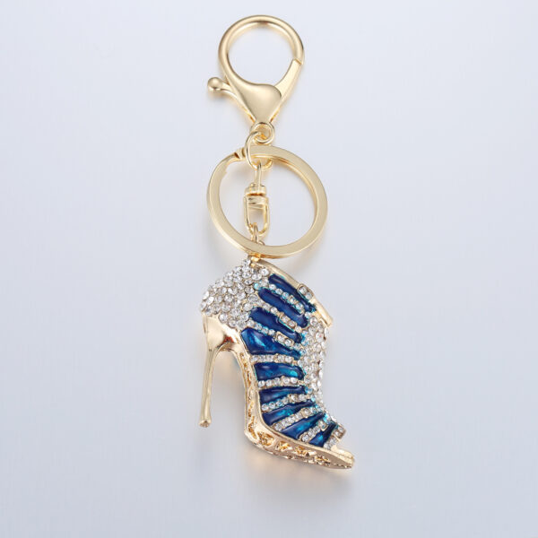 Wholesale High Heels Diamond Keychain