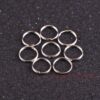 Wholesale Metal 10-15MM Keyrings 100pcs