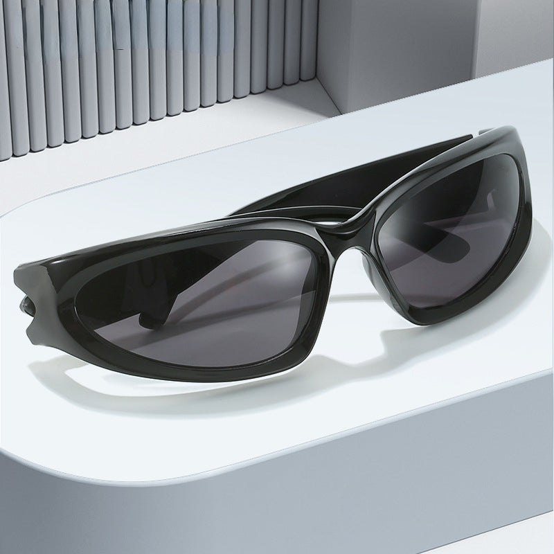 Wholesale Y2k Retro Sense of Technology Cyberpunk Cycling Srts PC Sunglasses