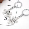 3933355600_679221165 Wholesale Alphabet Puzzle Couple Zinc Alloy Keychain