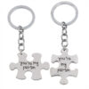 3933364008_679221165 Wholesale Alphabet Puzzle Couple Zinc Alloy Keychain