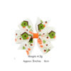 Wholesale Halloween Ribbed Bow Hair Clip for Kids