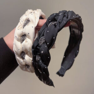Wholesale Handmade Woven Rhinestone Crystal Headband
