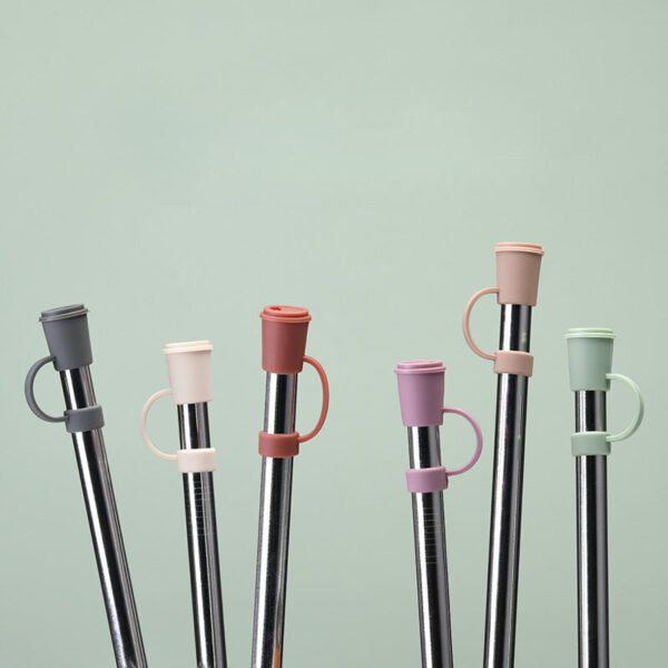 Wholesale Silicone Straws, Dust Plugs, Simple Drinks, Sealed Straw Sleeves