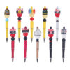 Wholesale Cartoon Pattern Mother Series Silicone Beaded Ballpoint Pen