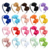 Wholesale Polyester Rib Kids Bow Headband