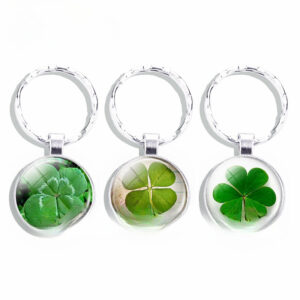 Wholesale Clover Metal Keychains