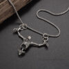412b6af89f6a3957b611aaa7793b656d Wholesale Halloween Gothic Skull Necklace
