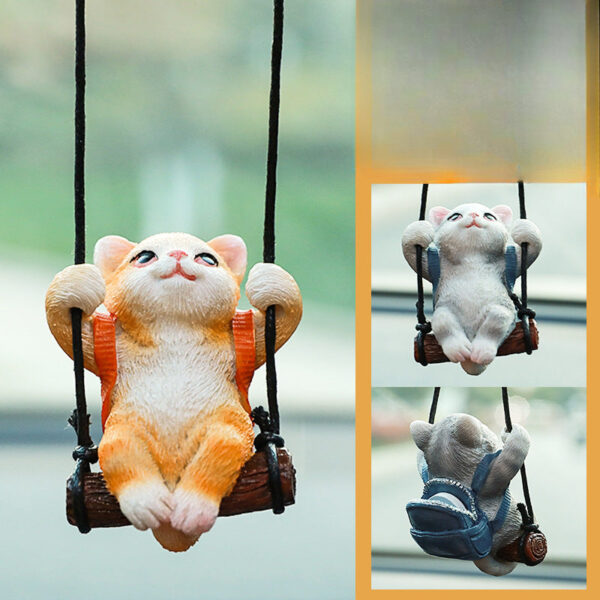 Wholesale Car Aromatherapy Pendant Kitten Car Interior Ornament