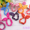 Wholesale Rabbit Ears Fabric Hair Tie