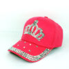 4188413924_341646513 Wholesale Cotton Crown Hot Diamond Baseball Cap