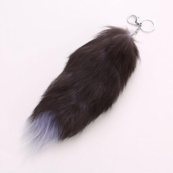 Wholesale Fox Tail Plush Keychain
