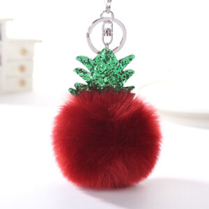 Wine Red / 8cm hair ball