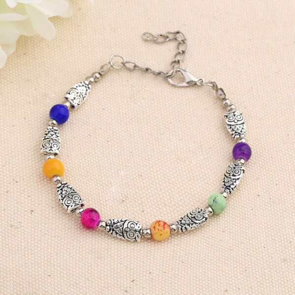 Wholesale Owl Bright Alloy Bracelets