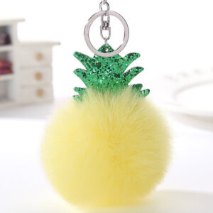 Wholesale Christmas Ball Plush Keychain