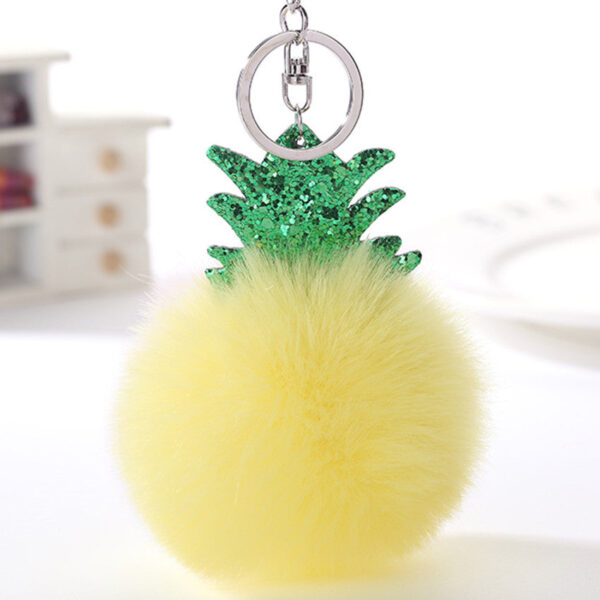 4296018932_165303418 Wholesale Christmas Ball Plush Keychain