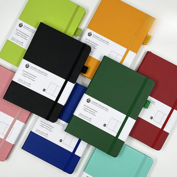 Wholesale Paper A5 Strap Business Office Book Student Ledger Notebook