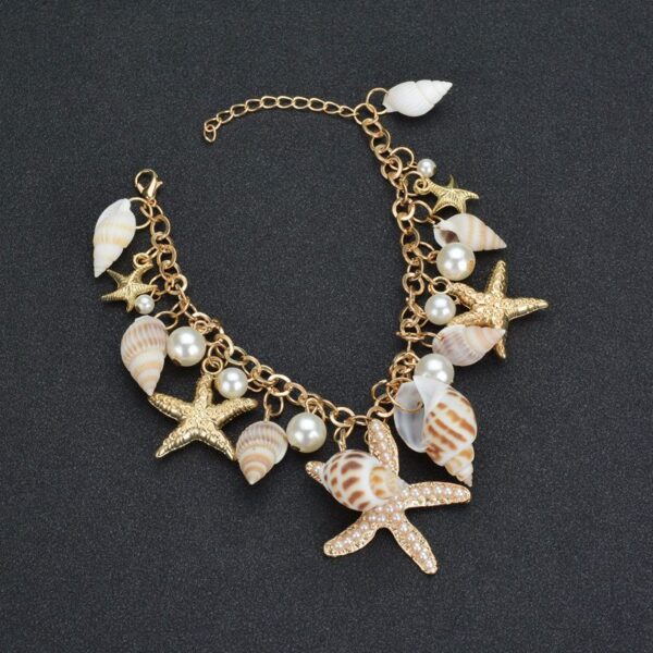 Wholesale Tidal Ocean Starfish Shell Bracelet