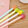 4363977373_708632043 Wholesale Creative Fruit Gel Pens Learning Stationery Office Supplies Plastic Signature Pens