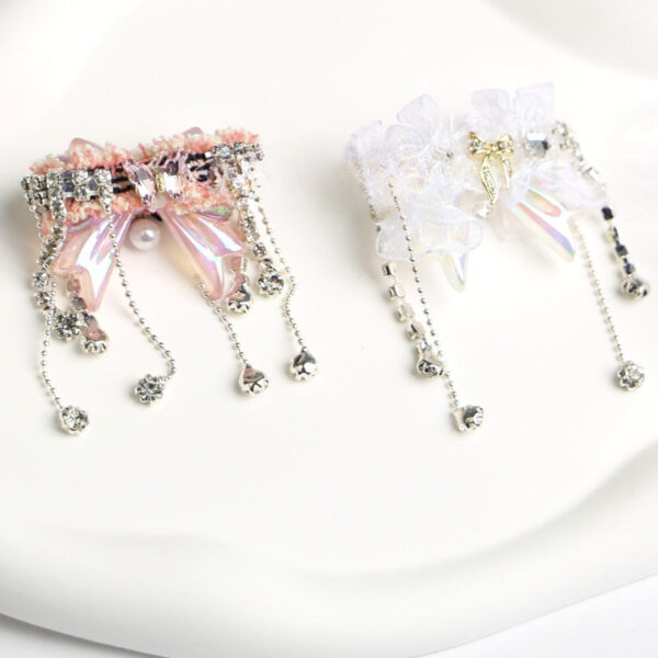 Wholesale Lace Bow Tassels Acrylic Bead String