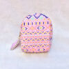 Wholesale PU Aztec Ethnic Mini Coin Purse Keychain