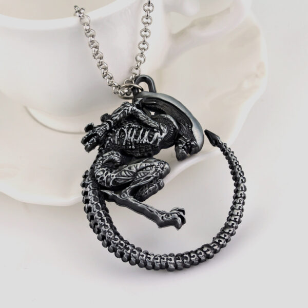 4456558734_762468870 Wholesale Alloy Alien Funny Necklaces