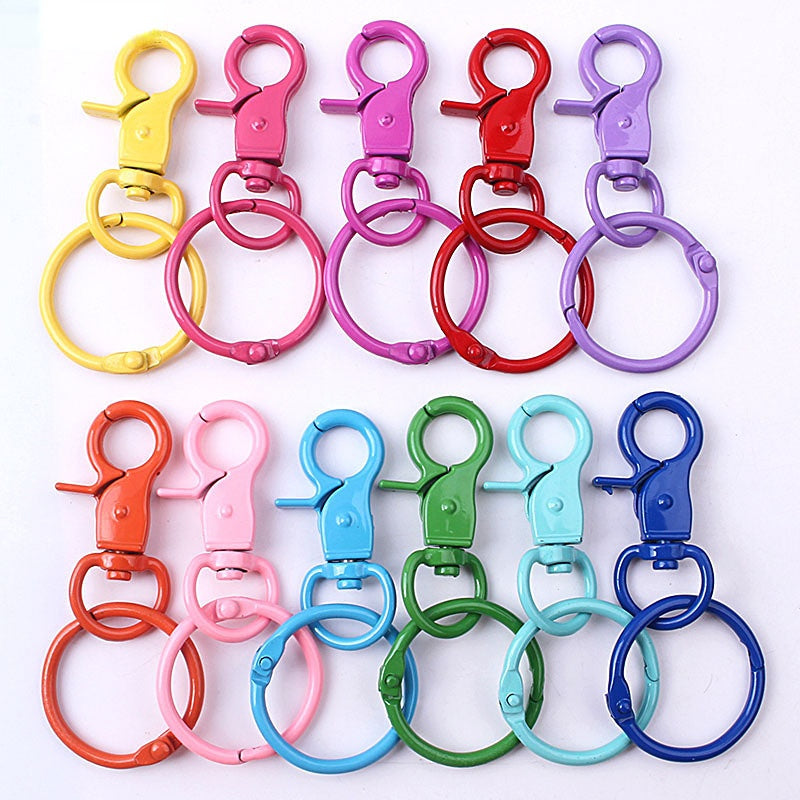 Wholesale Color Baking Paint Lobster Zinc Alloy Keychains