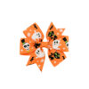 Wholesale Halloween Ribbed Bow Hair Clip for Kids
