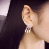 Wholesale Dream Catcher Feather Alloy Earrings