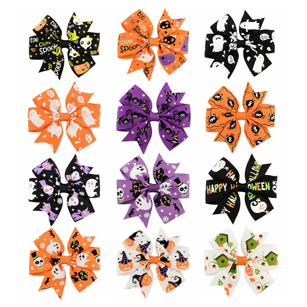 Wholesale Ribbed Bow Hair Clip for Kids