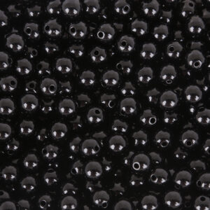 Black / About 8mm, hole diameter about 1.8mm, about 100 pieces/pack