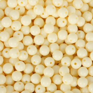 Beige / About 8mm, hole diameter about 1.8mm, about 100 pieces/pack