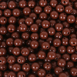 dark curry / About 8mm, hole diameter about 1.8mm, about 100 pieces/pack
