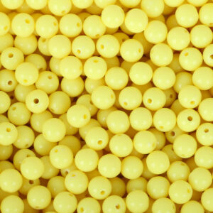 Light yellow / About 6mm, hole diameter about 1.5mm, about 200 pieces/pack