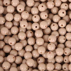 Light brown / About 8mm, hole diameter about 1.8mm, about 100 pieces/pack