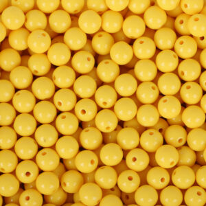 Dark yellow / About 8mm, hole diameter about 1.8mm, about 100 pieces/pack