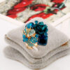 Wholesale Resin Flower Alloy Ring