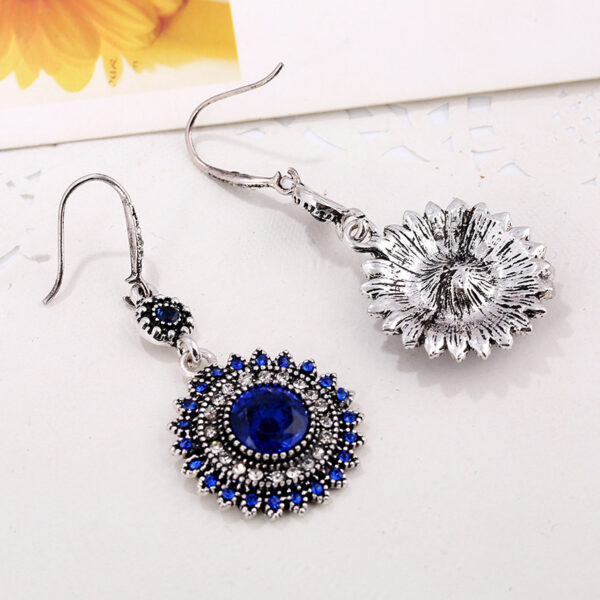 Wholesale Vintage Bohemian Sunflower Alloy Earrings