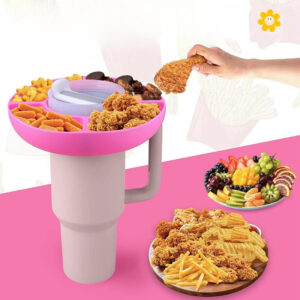 Wholesale 40oz Ice Cup Silicone Snack Platter